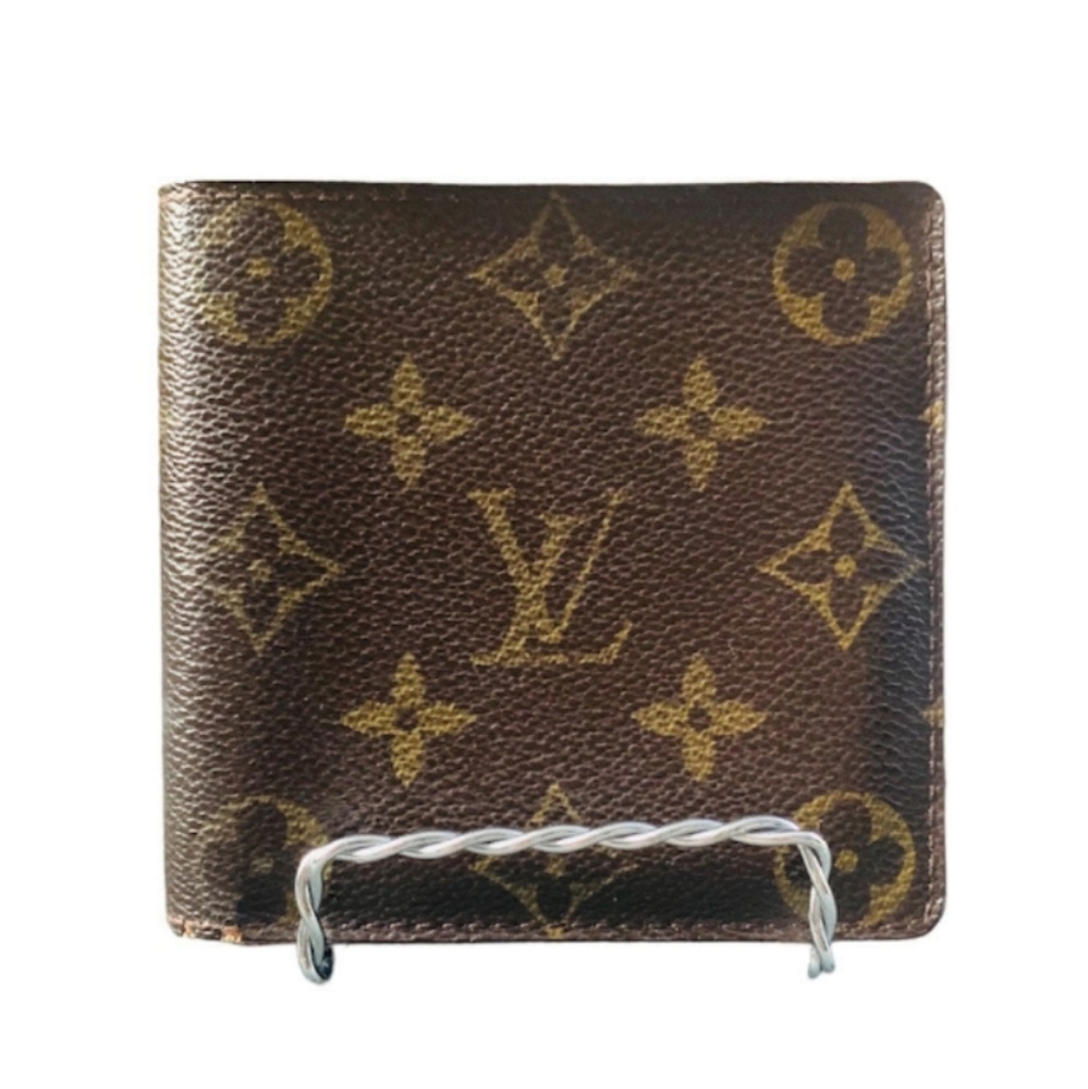 Authentic LOUIS VUITTON Monogram bifold unisex Marco wallet - Picture 1 of 11